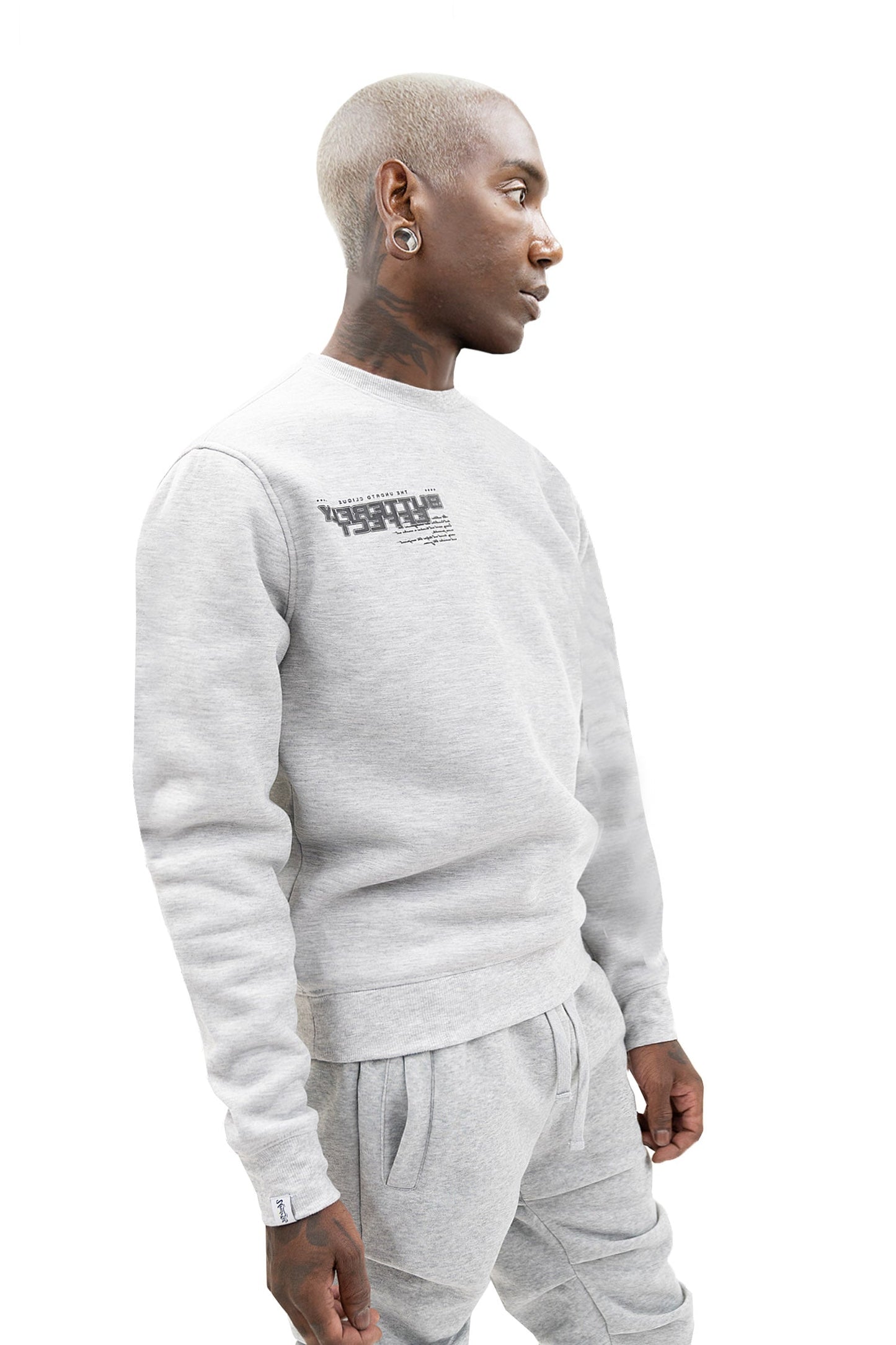 Men's Butterfly Effect Long Sleeve Graphic Crewneck Sweatshirt