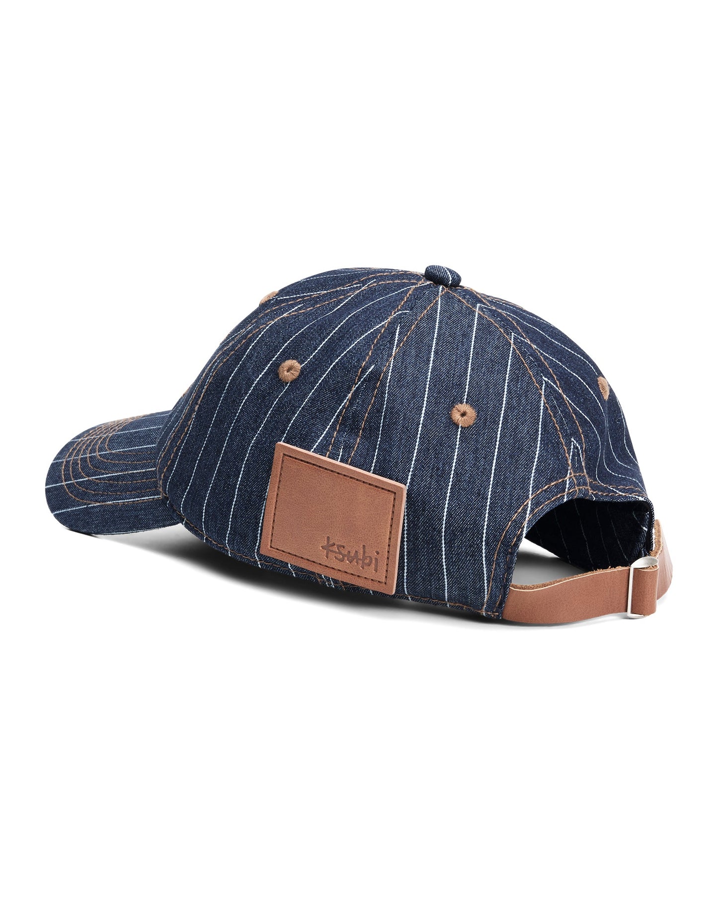 LDN RETRO CAP NAVY PINSTRIPE