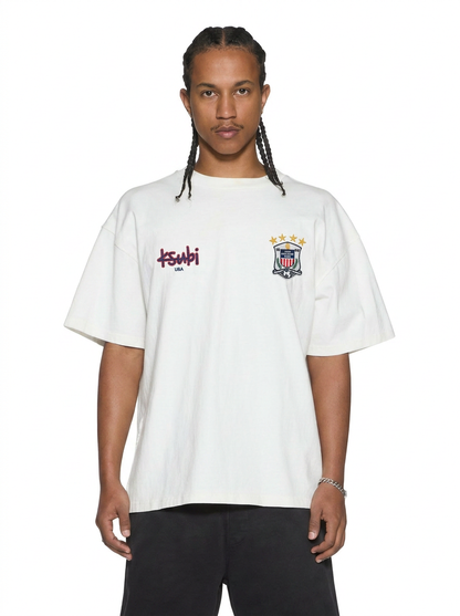 USA EKCESS SS TEE TRU WHITE