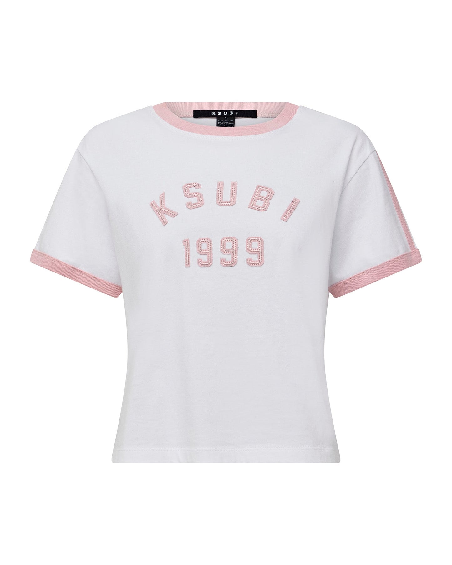 VARSITY SHRUNKEN TEE WHITE QUARTZ