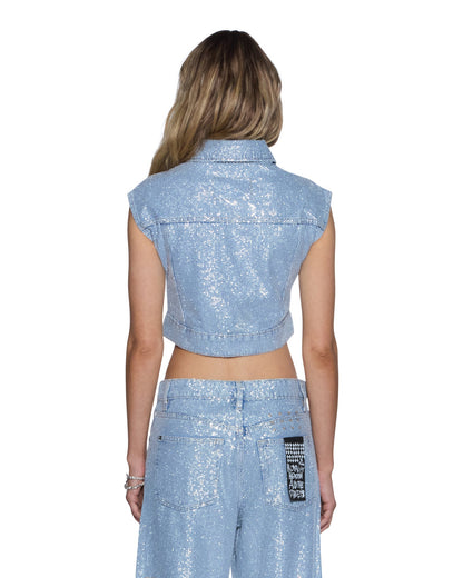 TRUCKER VEST HIGH ROLLERS