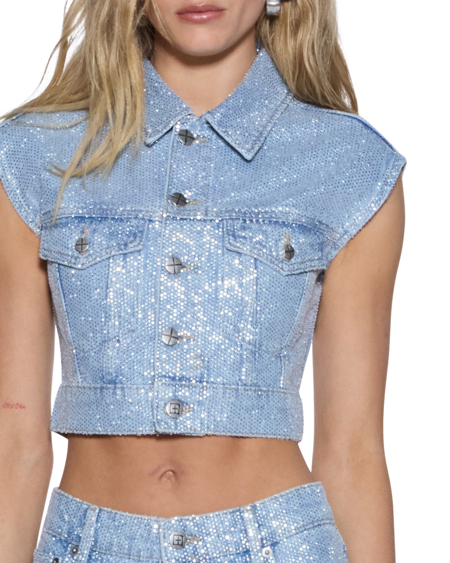 TRUCKER VEST HIGH ROLLERS