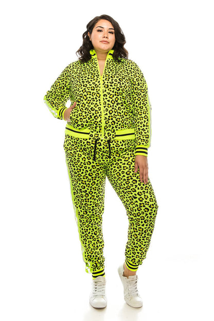 Reflective Cheetah Tracksuit