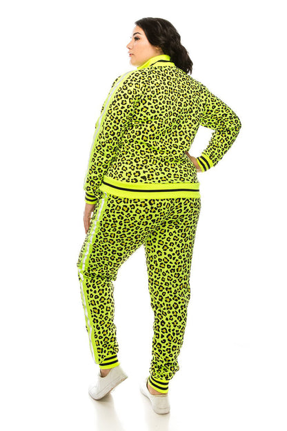 Reflective Cheetah Tracksuit