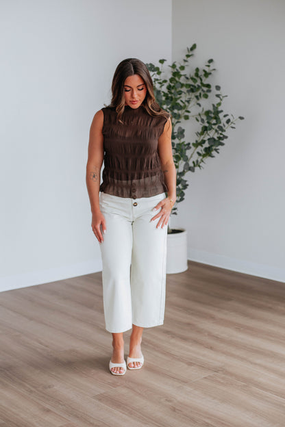 Violetta Top - Espresso