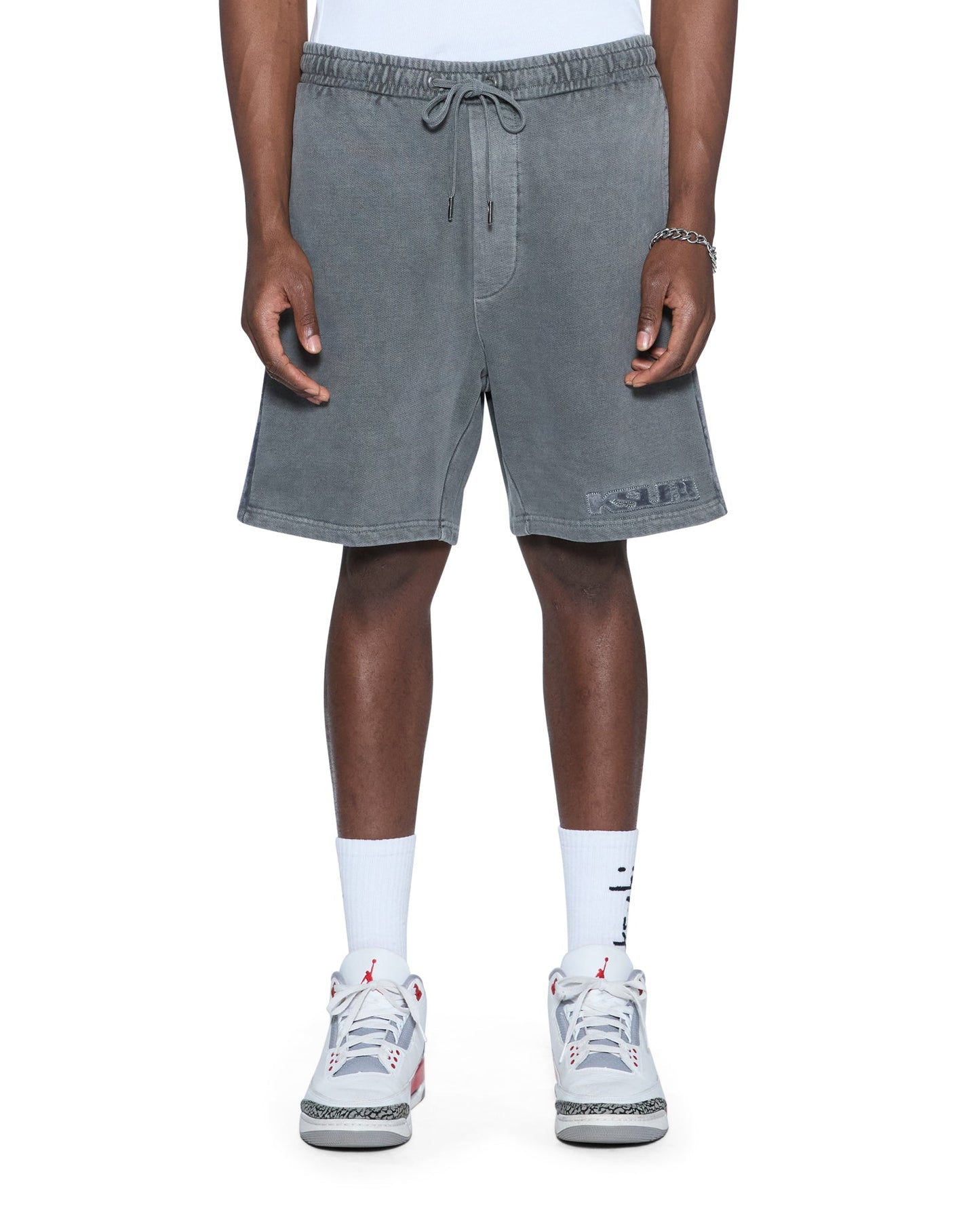 4X4 LUXE SYNTHESIS TRAK SHORT CHARCOAL