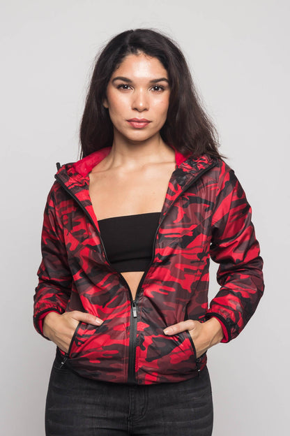 Camo Windbreaker Jacket