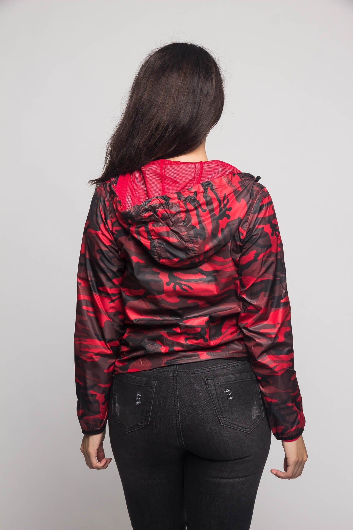 Camo Windbreaker Jacket