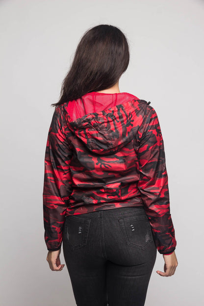 Camo Windbreaker Jacket