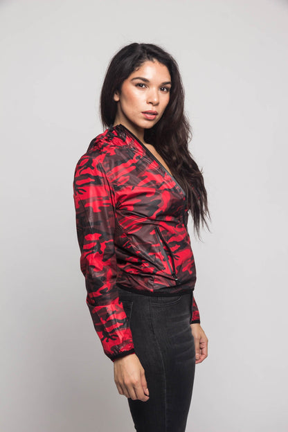 Camo Windbreaker Jacket