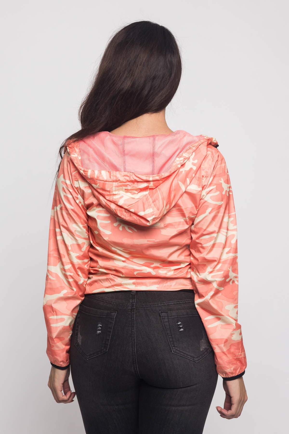 Camo Windbreaker Jacket
