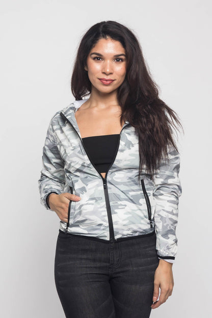 Camo Windbreaker Jacket