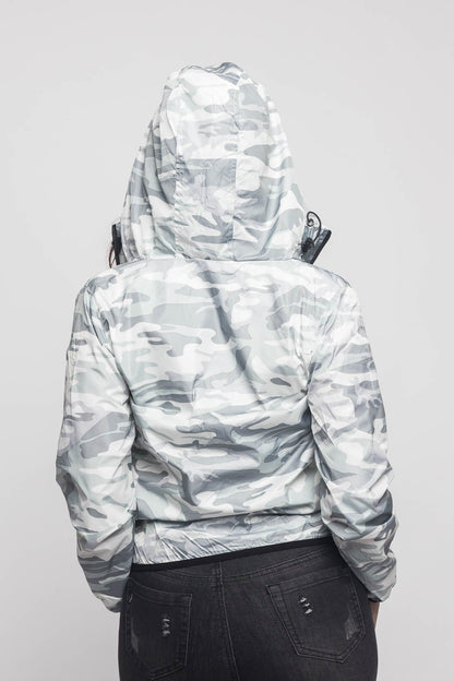 Camo Windbreaker Jacket