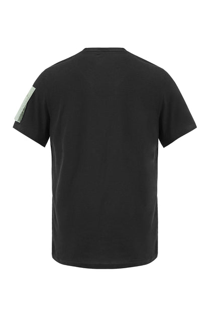 Men's Essential Sleeve Zipper Pocket Cotton T-Shirt