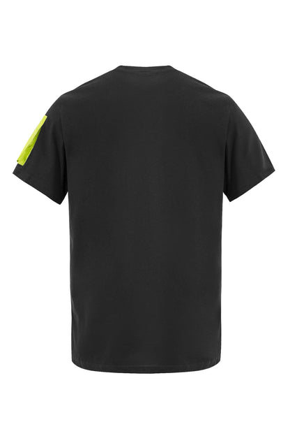 Men's Essential Sleeve Zipper Pocket Cotton T-Shirt