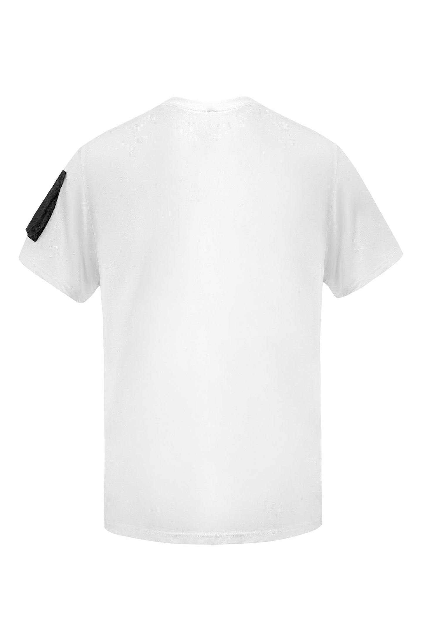 Men's Essential Sleeve Zipper Pocket Cotton T-Shirt