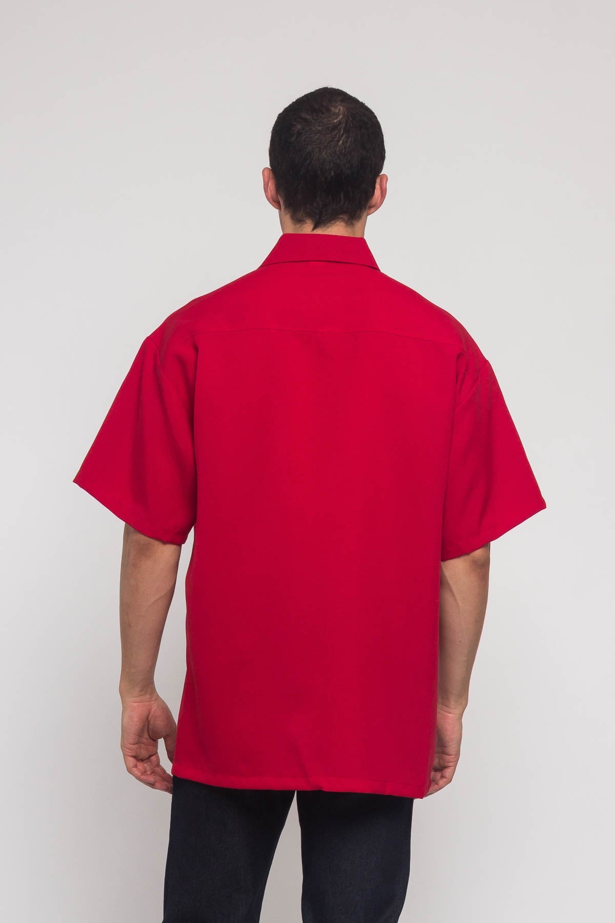 Western Casual Solid Short Sleeve Button Up Shirt
