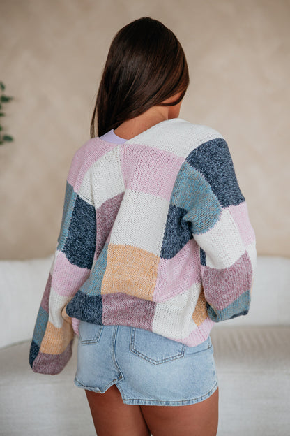 Reina Colorblock Cardigan