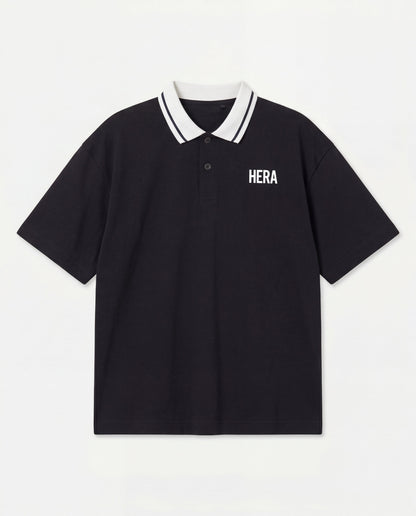 Mens Staple Oversized Polo T-Shirt