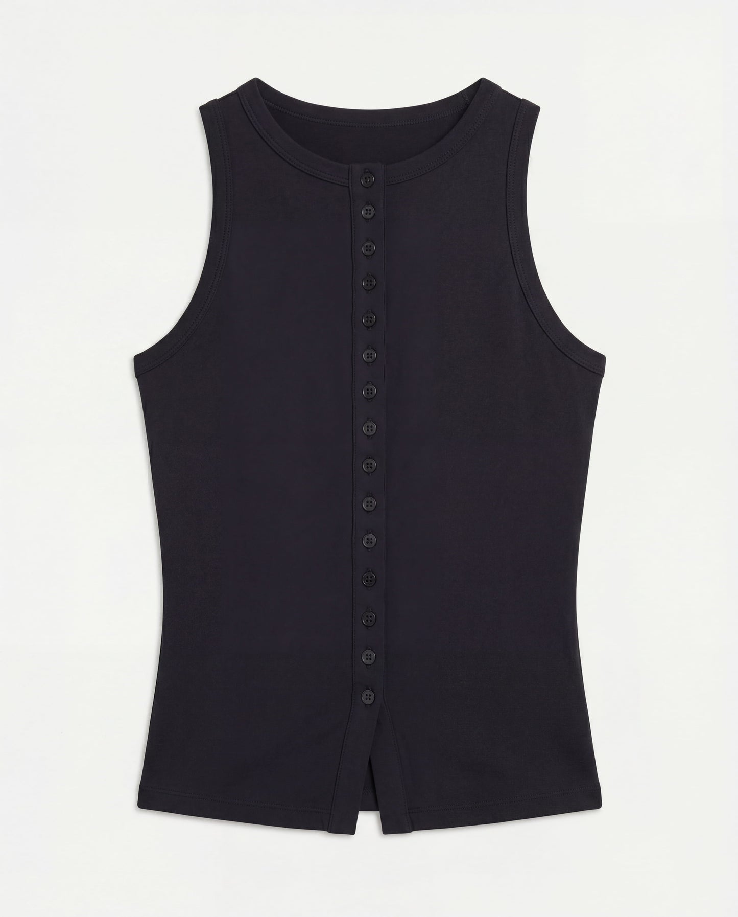 Womens Essentials Button Top