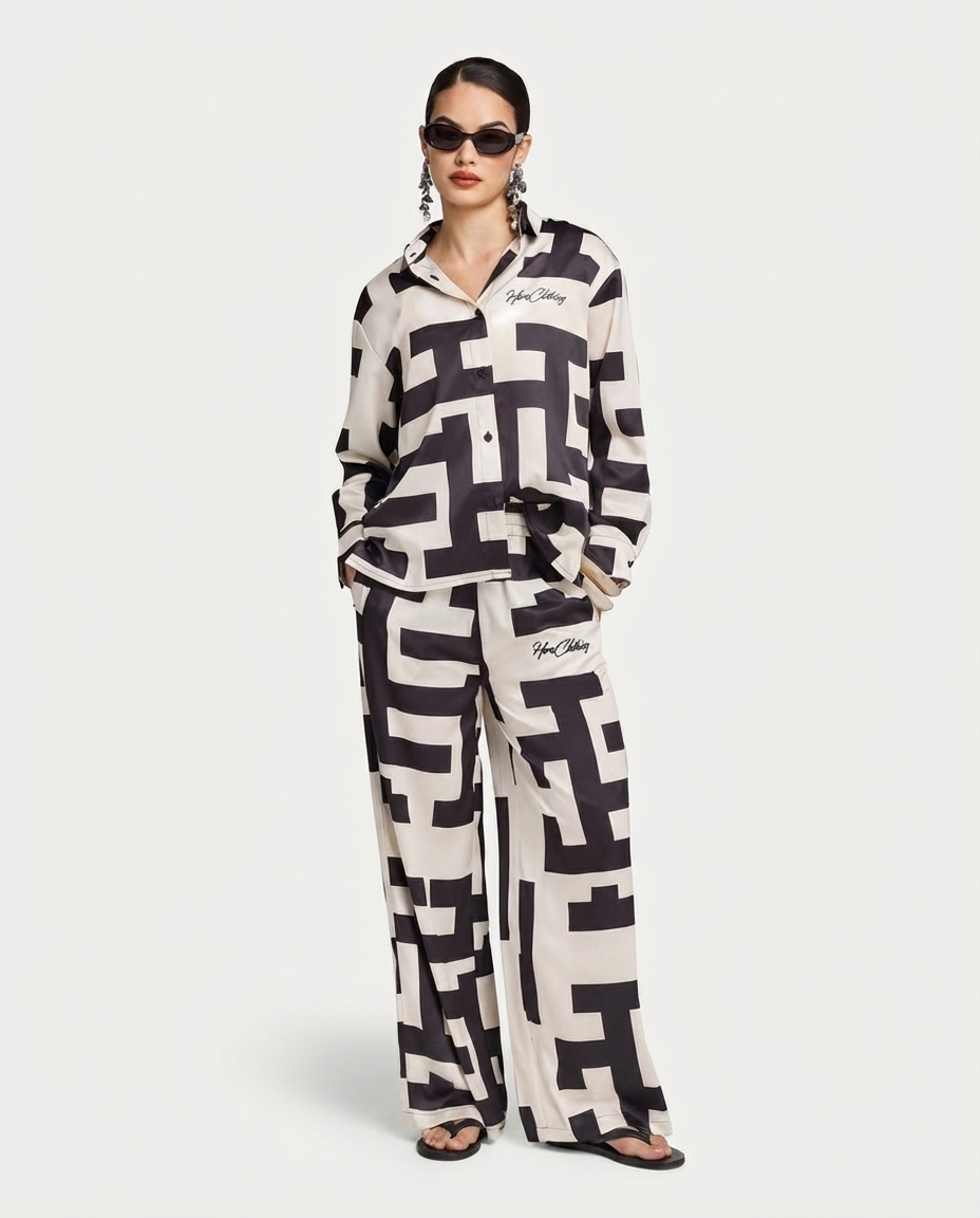 Womens Monogram Resort Trouser