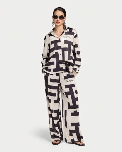 Womens Monogram Resort Trouser