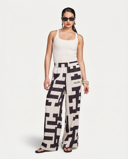Womens Monogram Resort Trouser