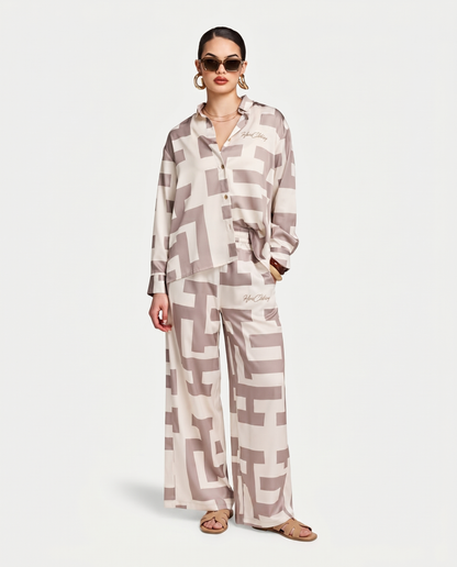 Womens Monogram Resort Trouser