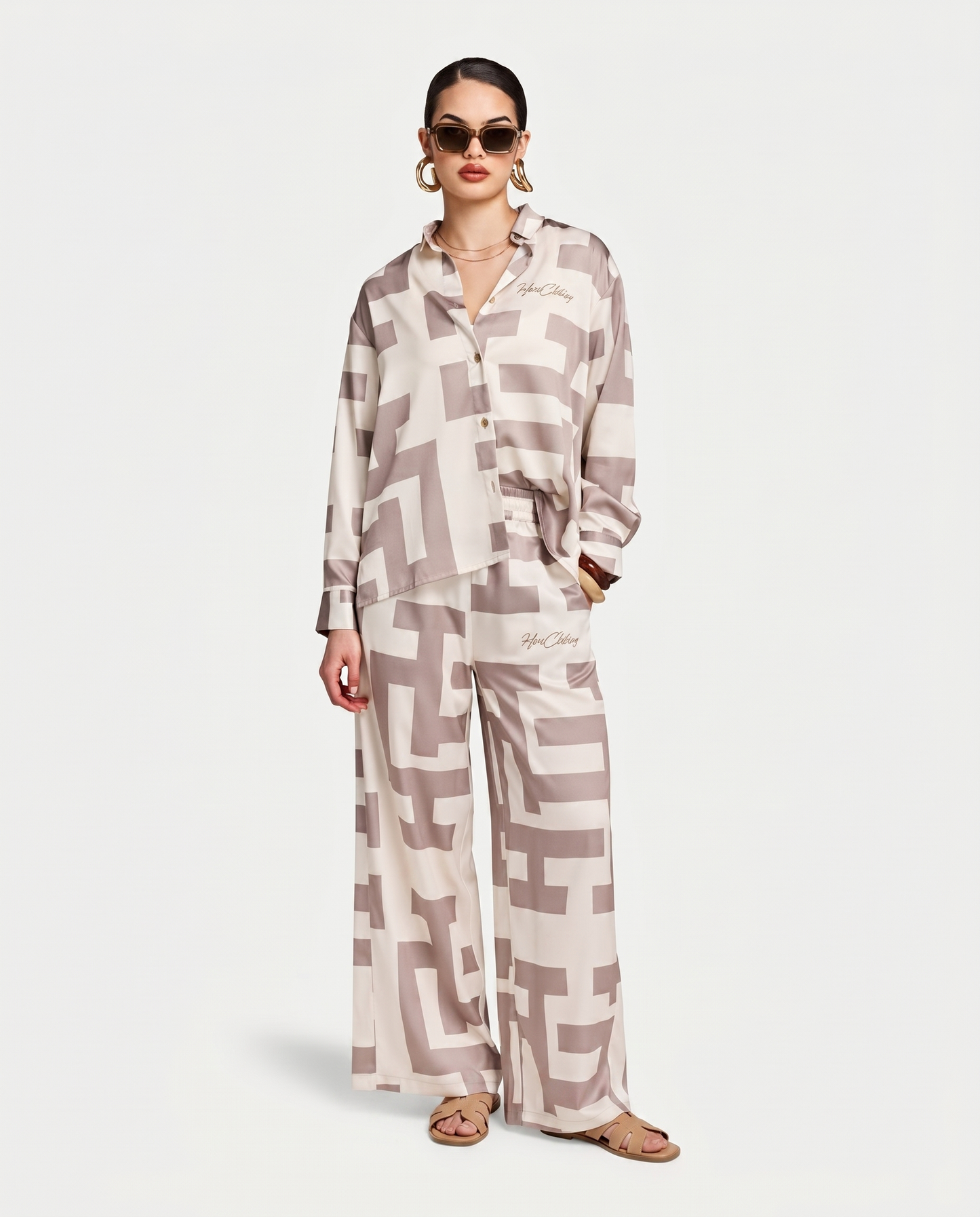 Womens Monogram Resort Shirt
