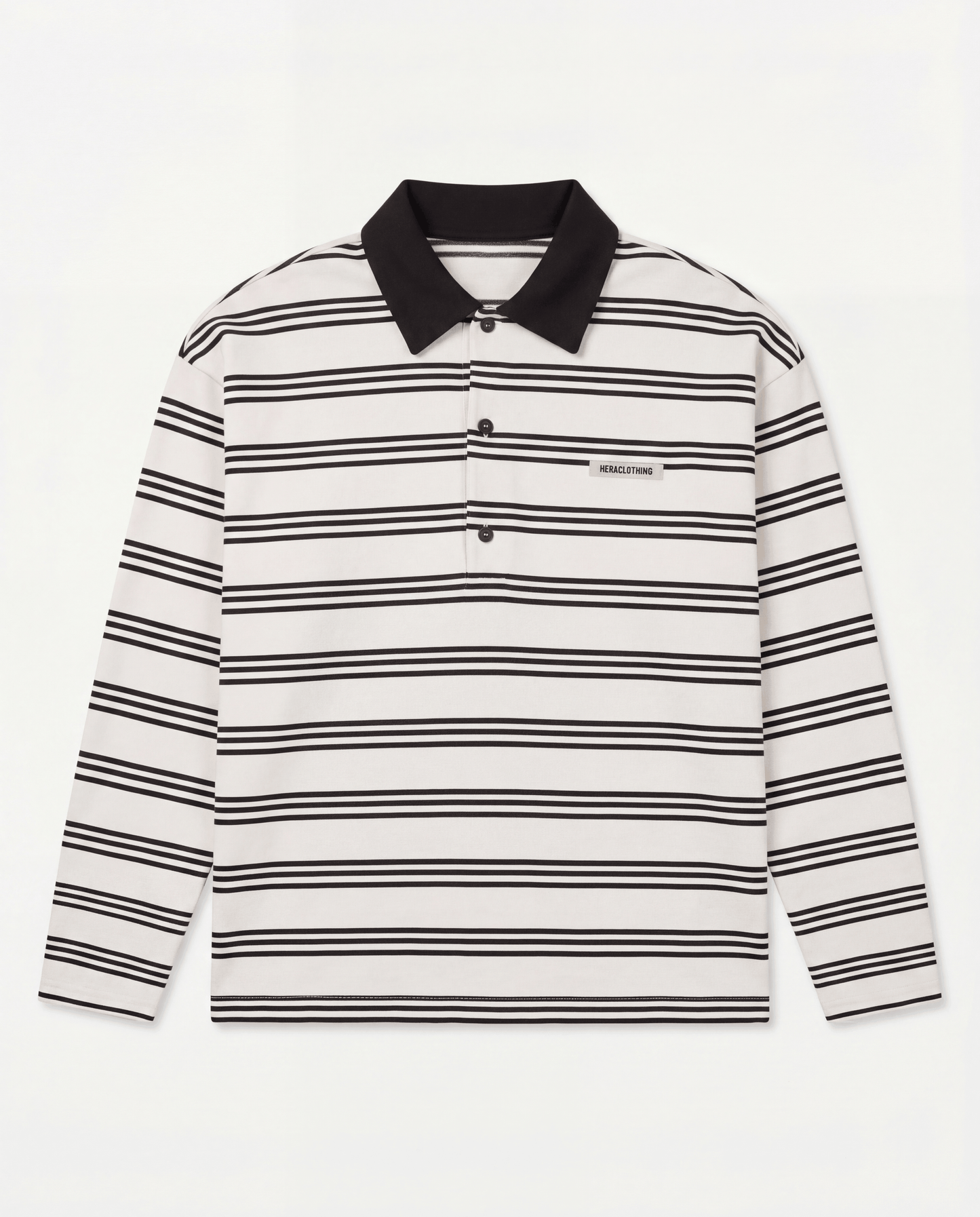 Womens Striped Rugby Polo Shirt