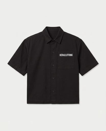 Mens Short Sleeve Cotton Shirt