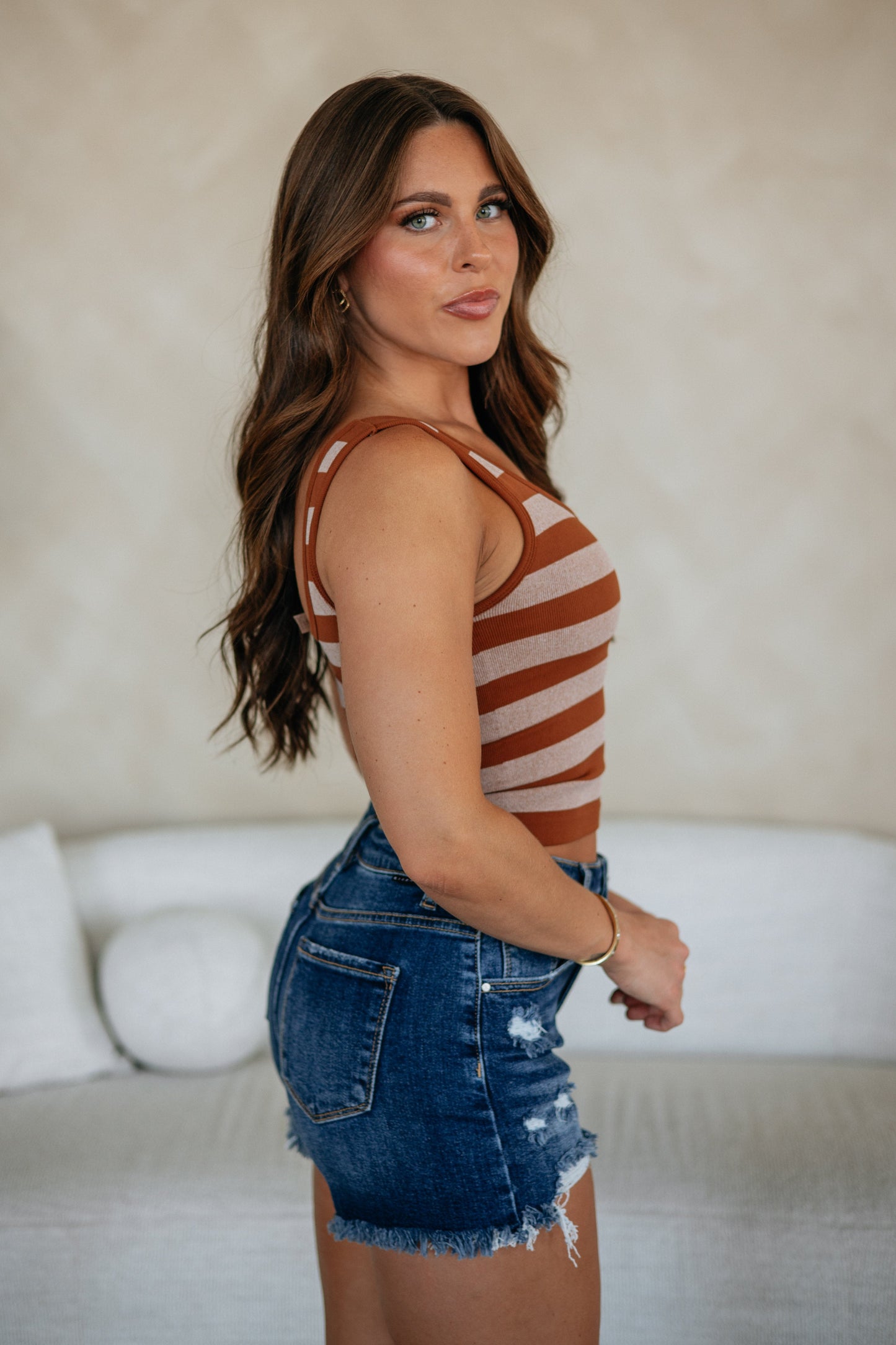 Sadey Striped Tank