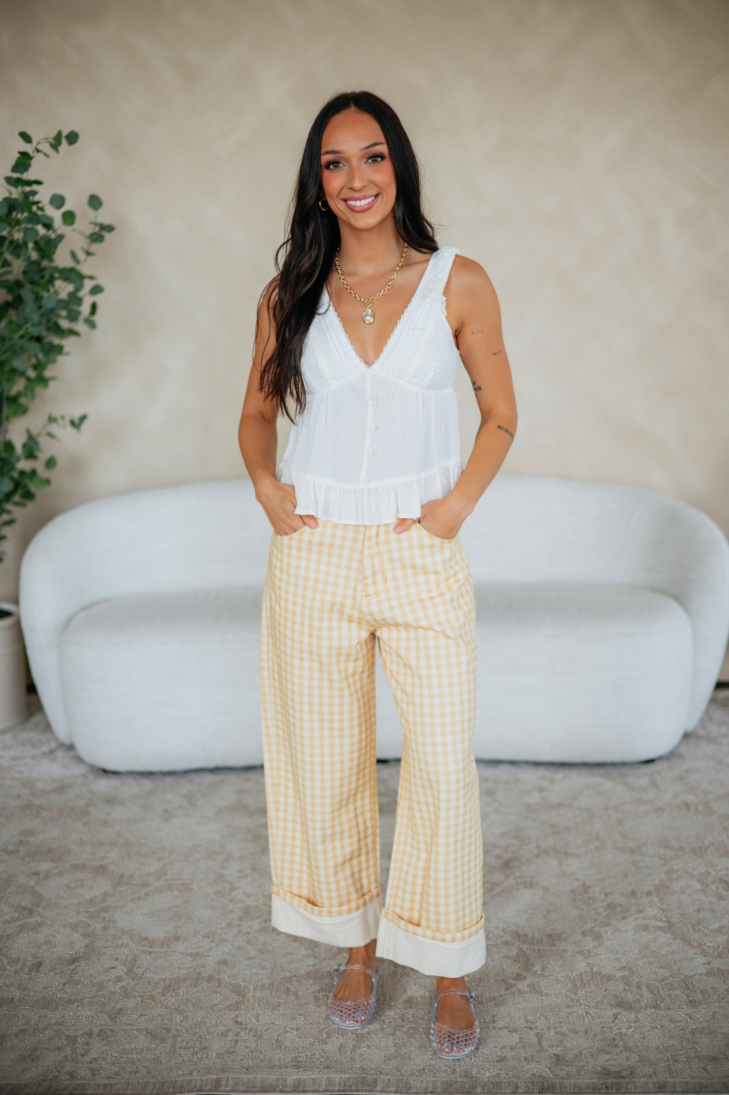 Scottie Gingham Pants
