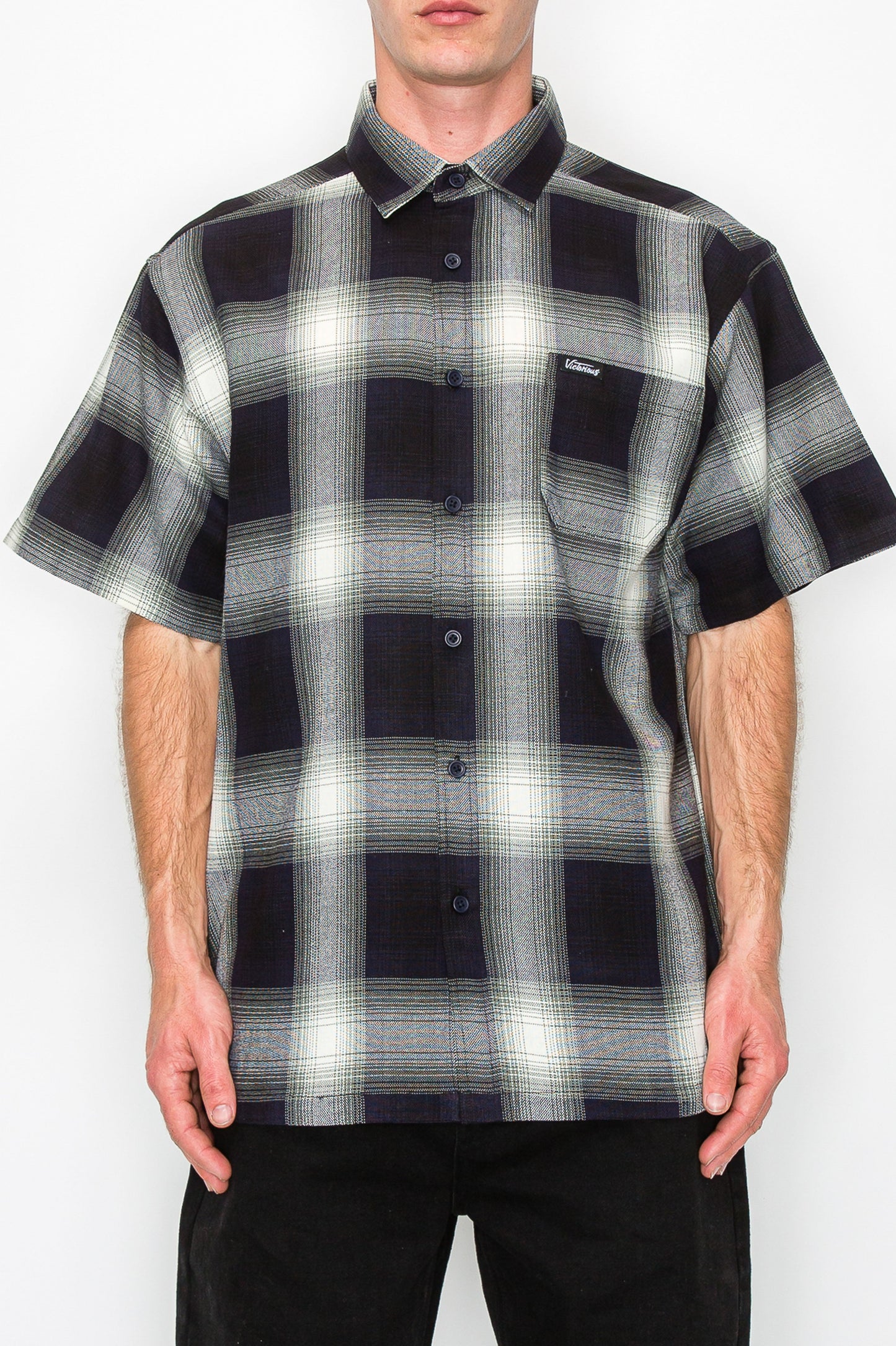 Plaid Short Sleeve Shirt