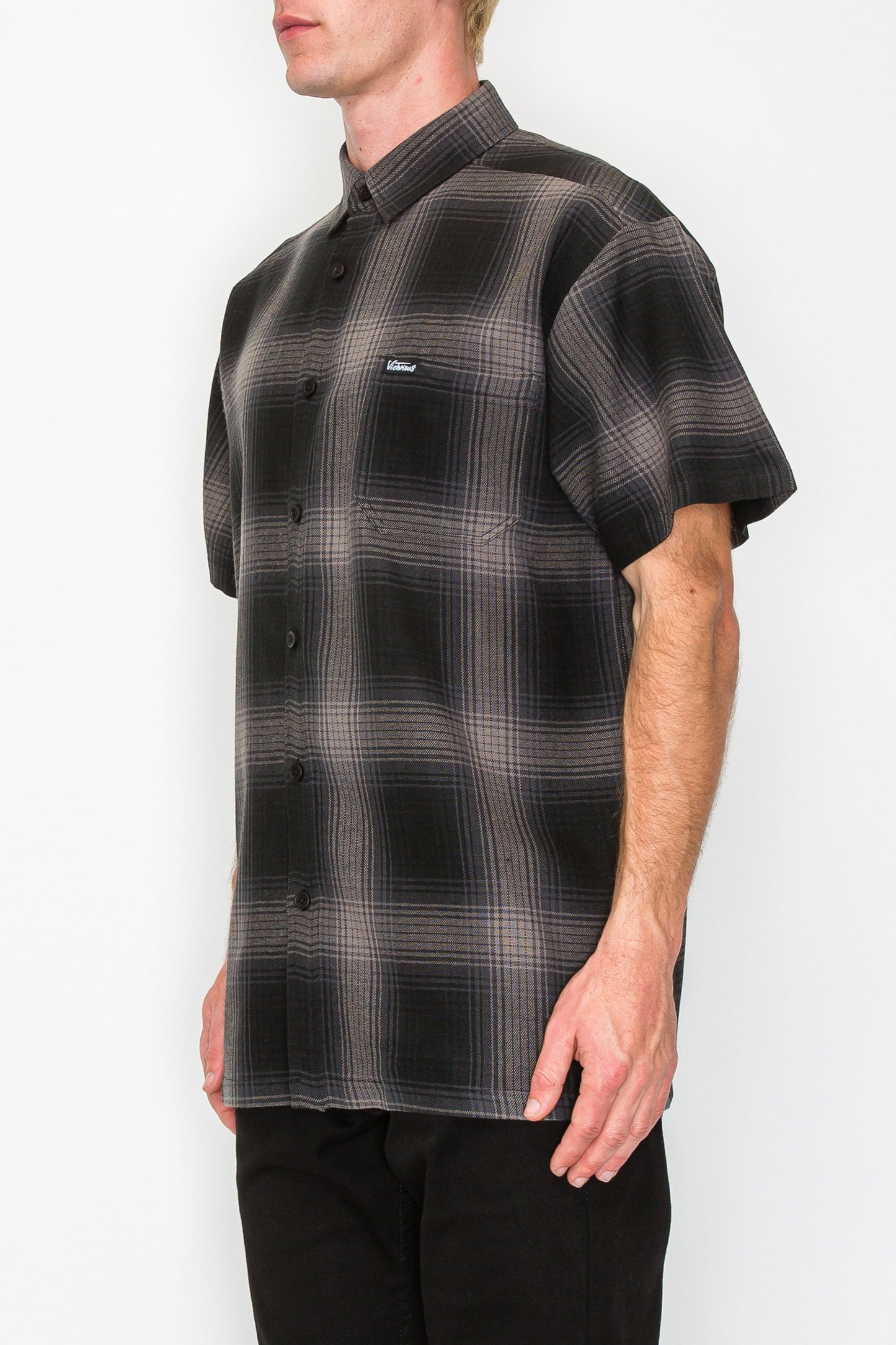Plaid Short Sleeve Shirt