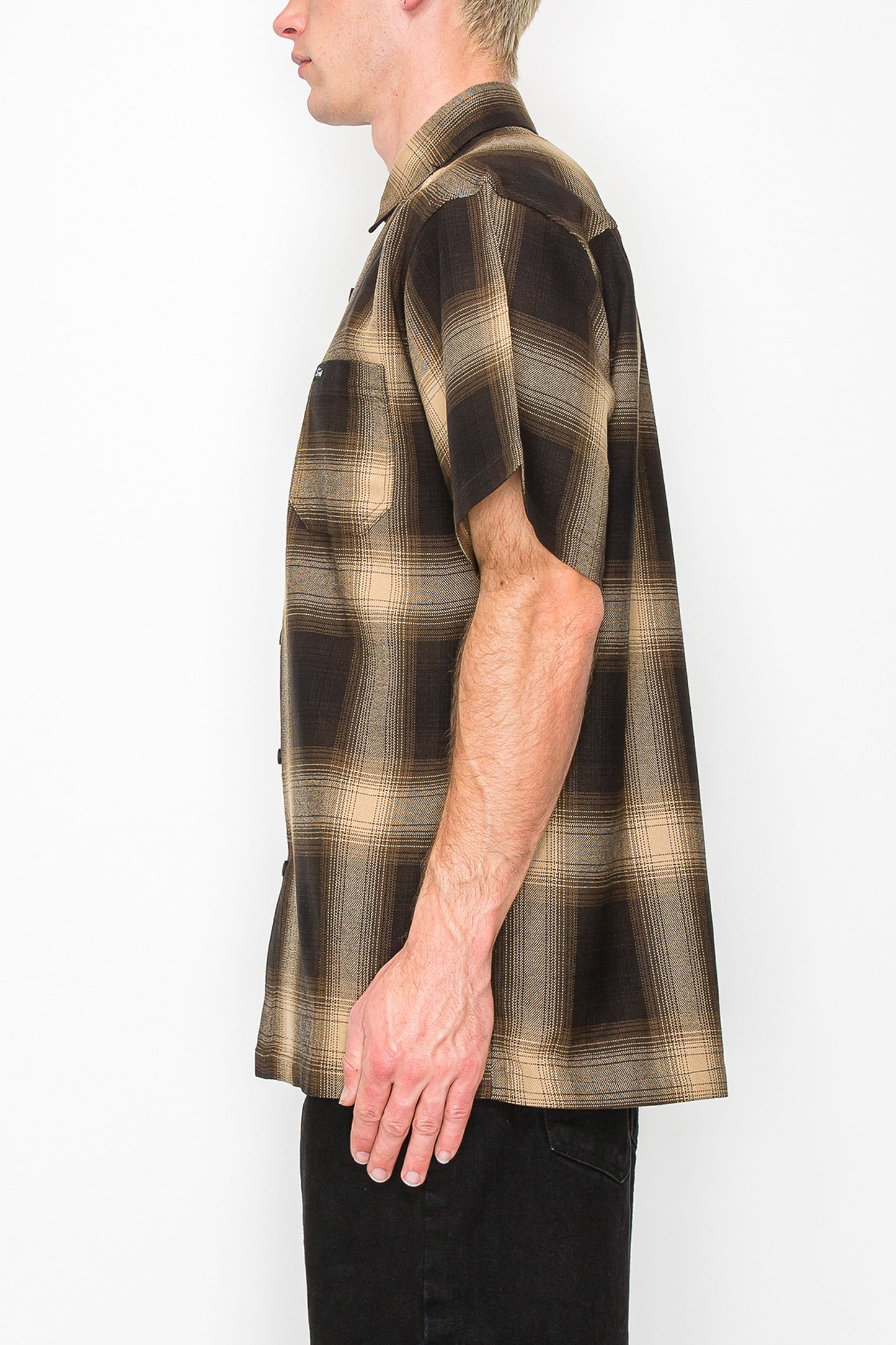 Plaid Short Sleeve Shirt