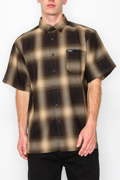 Plaid Short Sleeve Shirt