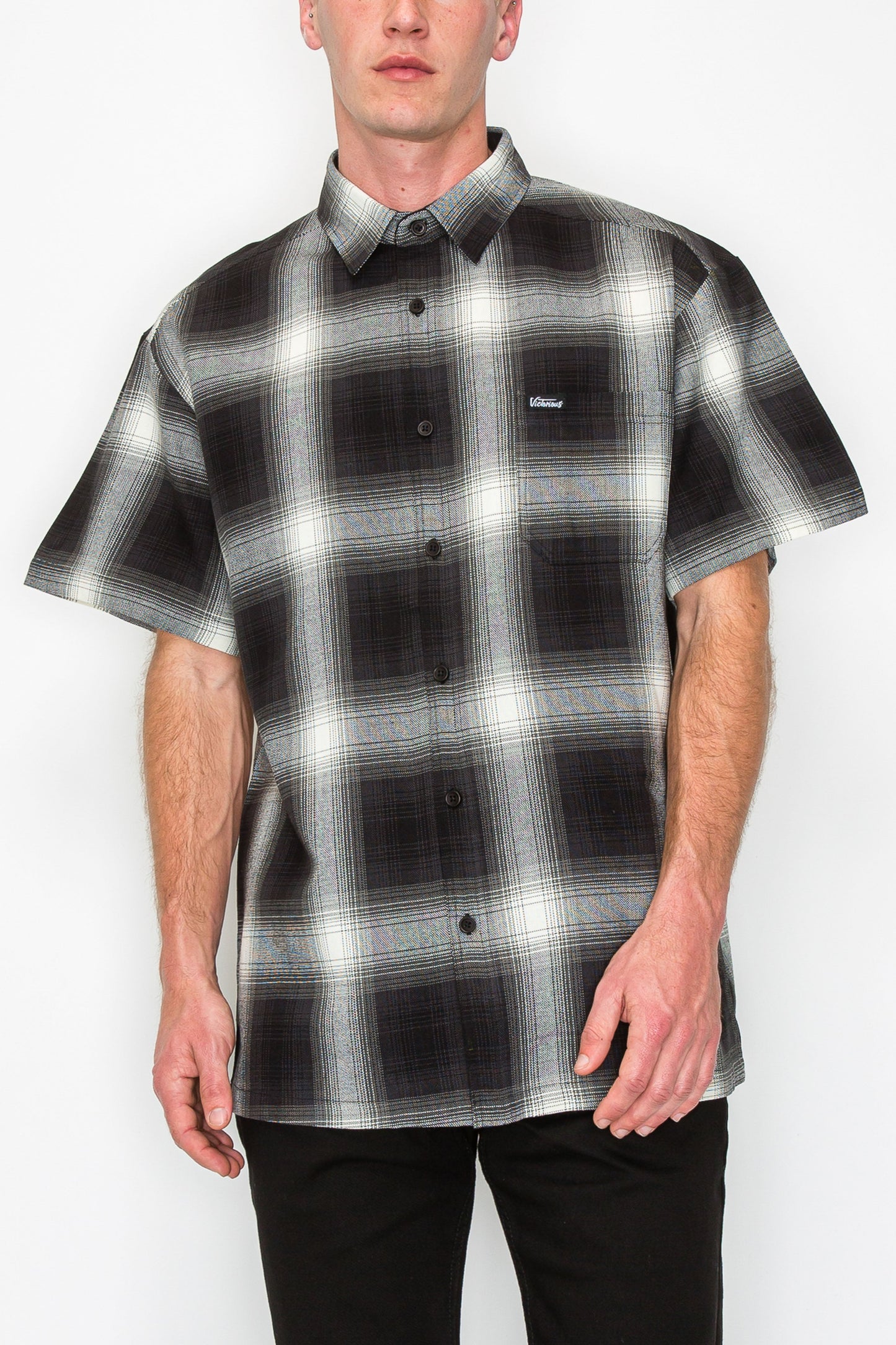 Plaid Short Sleeve Shirt