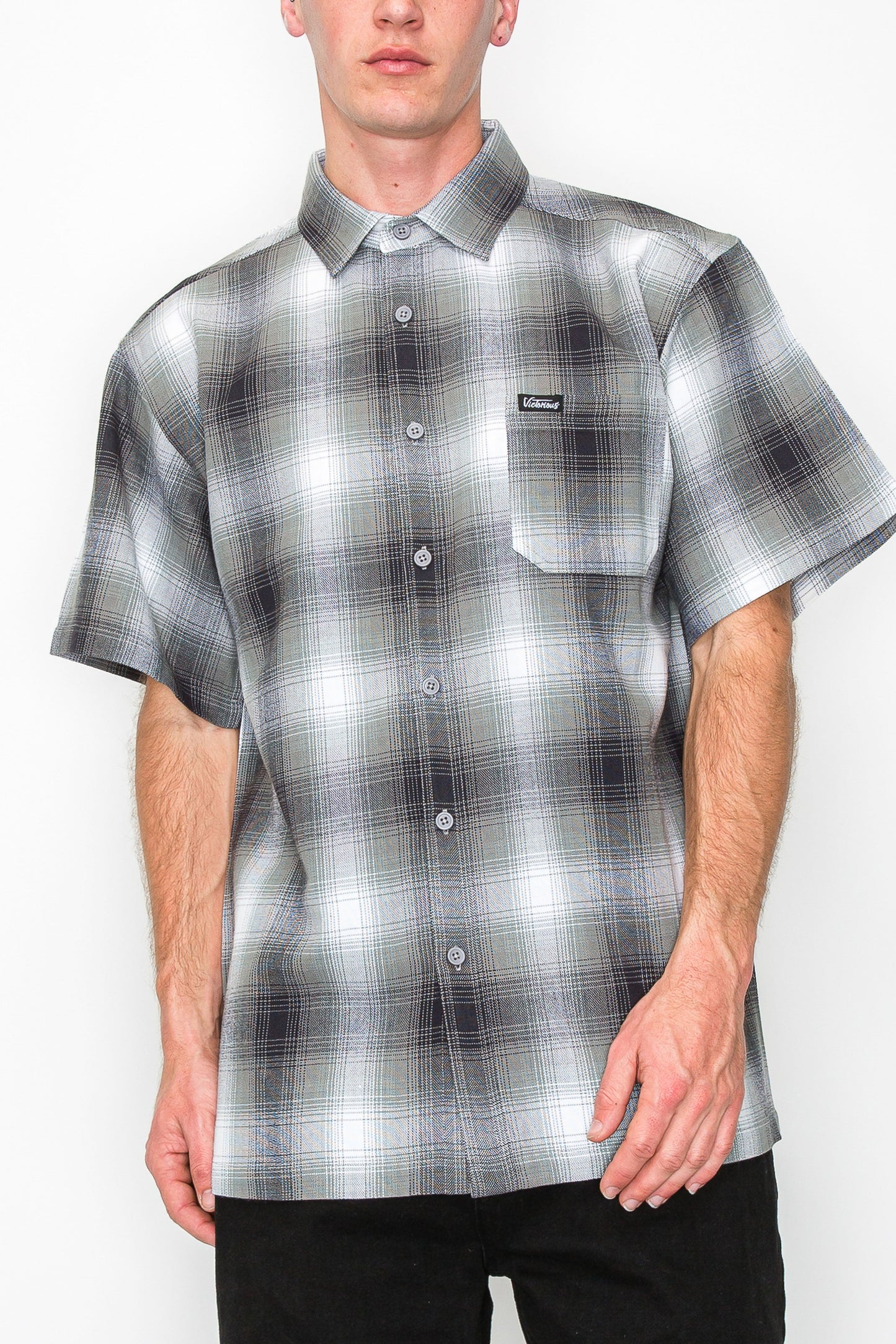 Plaid Short Sleeve Shirt