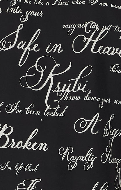 KURSED RESORT SS SHIRT BLACK