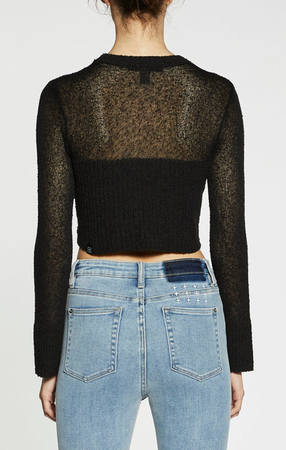 DIVIDE SWEATER BLACK